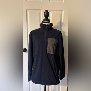 Craghoppers Quarter Zip Fleece Pullover | Men’s Medium Navy Blue